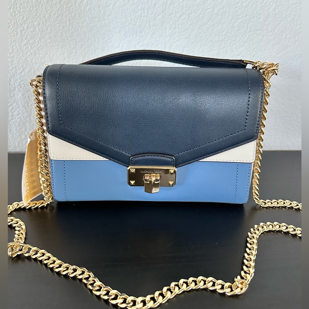Michael Kors Kinsley Leather Shoulder Bag